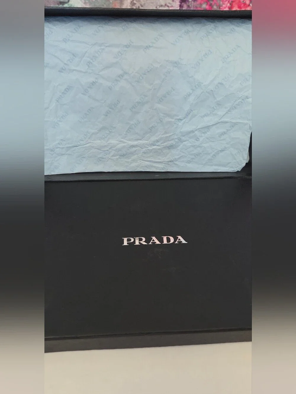 Prada Black Logo Box with Prada Tissue